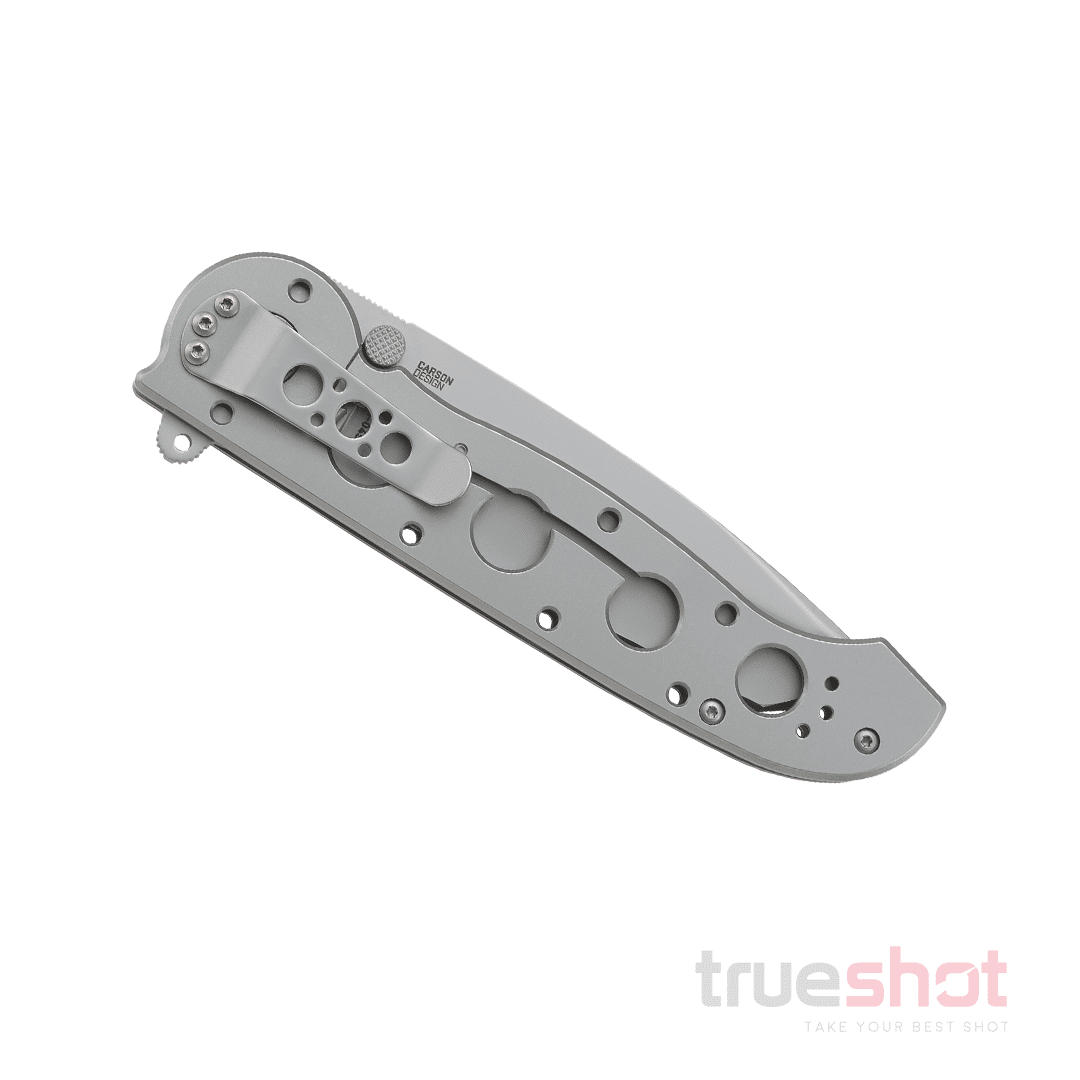 CRKT - M16-04SS Tanto Stainless Steel Frame Lock -Gray - Stainless Steel - Sandvik 12C27 - 3.875"