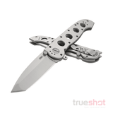CRKT - M16-04SS Tanto Stainless Steel Frame Lock -Gray - Stainless Steel - Sandvik 12C27 - 3.875"
