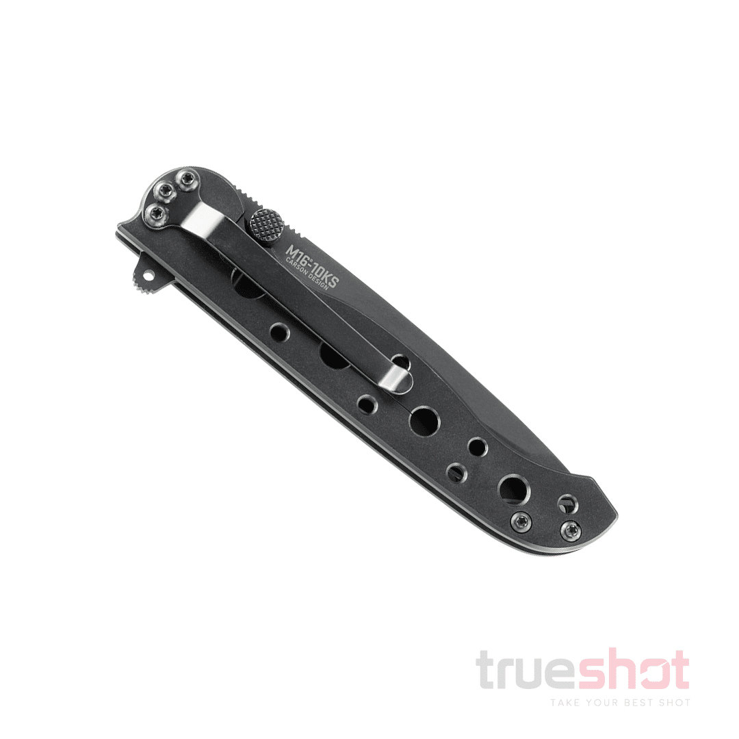 CRKT - M16-10KS EDC Tanto Serrated Frame Lock - Black - Stainless Steel - 8Cr13MoV - 3.00"