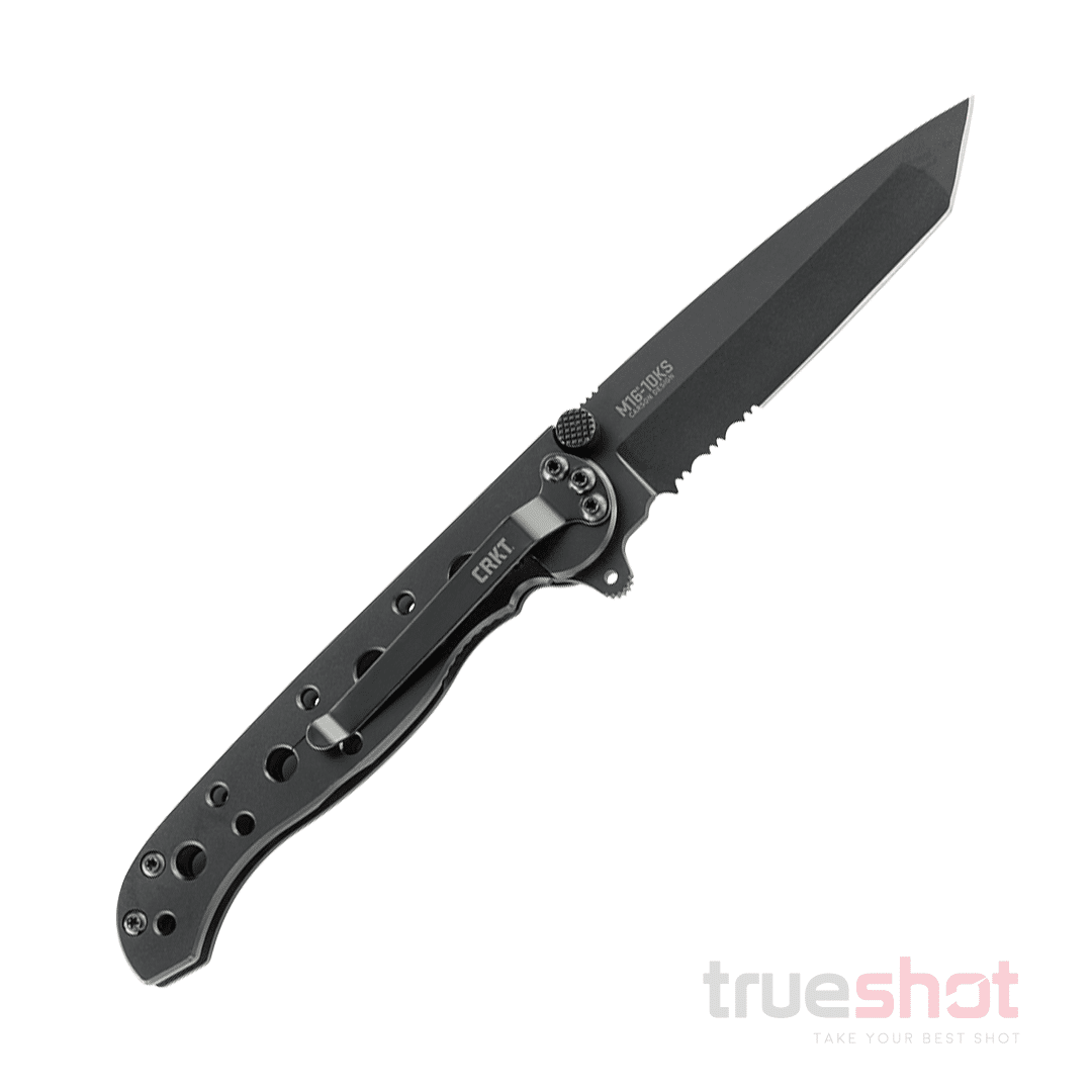 CRKT - M16-10KS EDC Tanto Serrated Frame Lock - Black - Stainless Steel - 8Cr13MoV - 3.00"