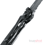 CRKT - M16-10KS EDC Tanto Serrated Frame Lock - Black - Stainless Steel - 8Cr13MoV - 3.00"