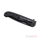 CRKT - M16-10KZ Tanto Serrated Flipper - Black - GFN - Stainless Steel - 3.00"