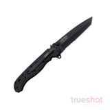 CRKT - M16-10KZ Tanto Serrated Flipper - Black - GFN - Stainless Steel - 3.00"