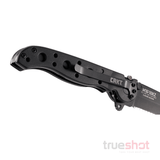 CRKT - M16-10KZ Tanto Serrated Flipper - Black - GFN - Stainless Steel - 3.00"