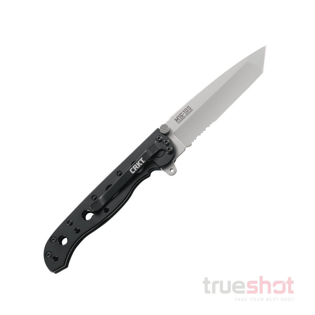 CRKT - M16-10S Tanto Serrated Frame Lock - Black - Stainless Steel - 8Cr13MoV - 3.00"