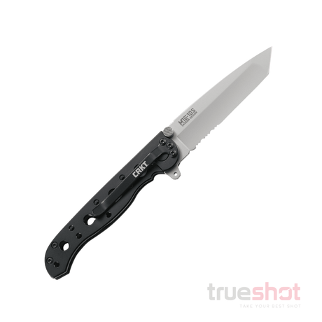 CRKT - M16-10S Tanto Serrated Frame Lock - Black - Stainless Steel - 8Cr13MoV - 3.00"