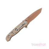 CRKT - M16-14D Desert Tan Tanto Flipper - Tan - Aluminum - AUS-8 - 3.875"