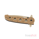 CRKT - M16-14DSFG Desert Tan Tanto Serrated Flipper - Tan - G-10 - Stainless Steel - 3.875"