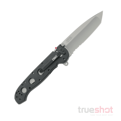 CRKT - M16-14Z Zytel Tanto Serrated Flipper - Black - GFN - AUS-8 - 3.875"
