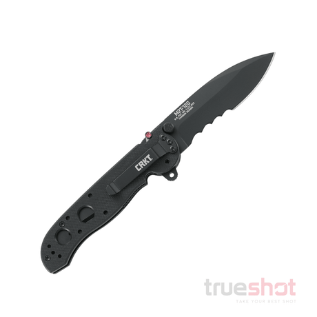 CRKT - M21-12G Serrated - Black - G-10 - Stainless Steel - 3.125"