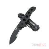 CRKT - M21-12G Serrated - Black - G-10 - Stainless Steel - 3.125"