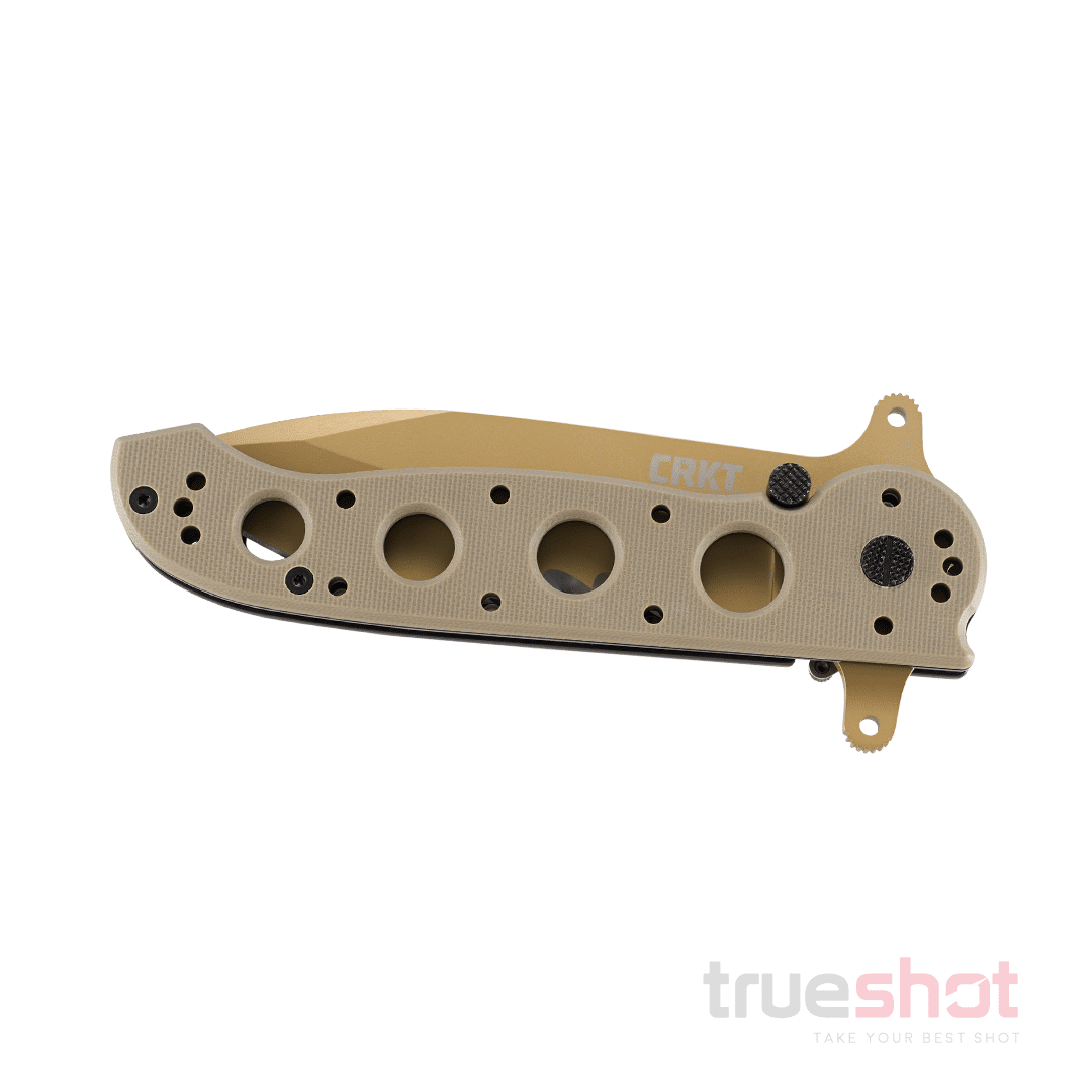 CRKT - M21-14DSFG Special Forces Spear Point Serrated - Tan - G-10 - Stainless Steel - 3.875"