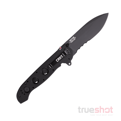 CRKT - Big Dog Serrated - Black - G-10 - Stainless Steel - 3.875"