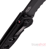 CRKT - Big Dog Serrated - Black - G-10 - Stainless Steel - 3.875"