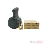 BUNDLE DEAL: 50 Round Magpul D-50 M3 308/7.62×51 Drum Magazine and 200 Rounds of Ammo
