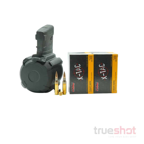 BUNDLE DEAL: 50 Round Magpul D-50 M3 308/7.62×51 Drum Magazine and 200 Rounds of Ammo