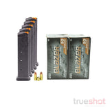 BUNDLE DEAL: 5 Black 21 Round Magpul GL9 Glock Magazine and 500 Rounds of Ammo