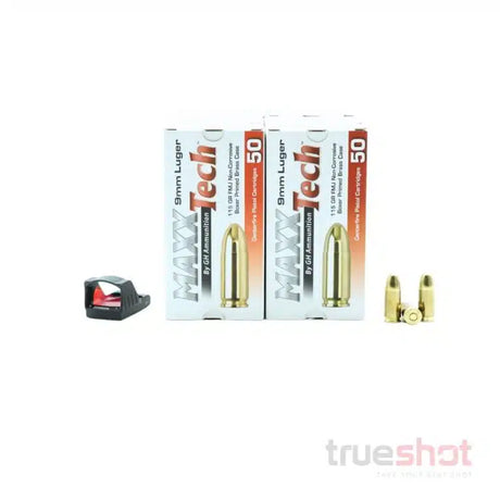 BUNDLE DEAL: Mecanik M01 RMSc Red Dot Pistol Sight and 500 Rounds of Ammo