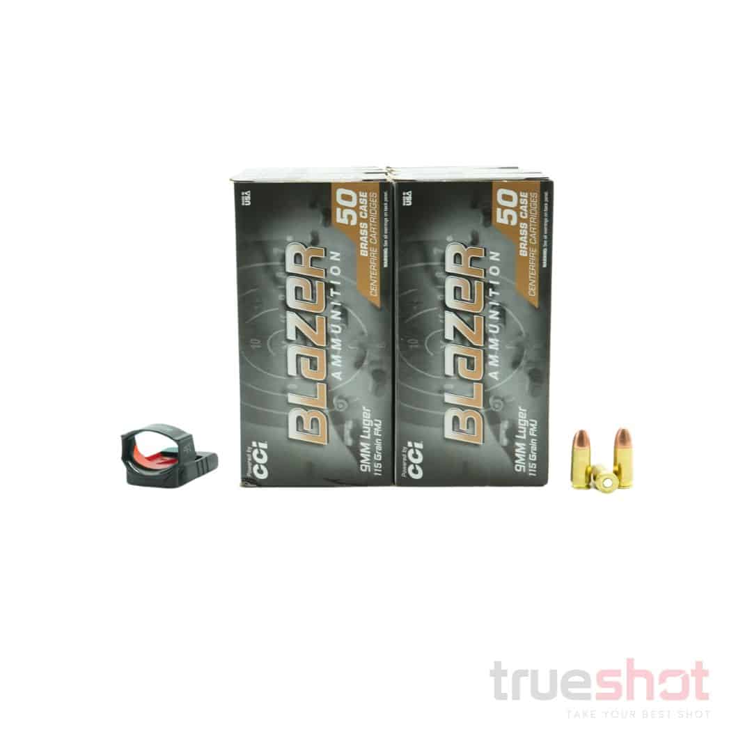 BUNDLE DEAL: Mecanik M02 Venom Red Dot Pistol Sight and 500 Rounds of Ammo