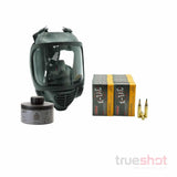 BUNDLE DEAL: Mira Safety CM-6M Gas Mask, NBC-77 Filter, and 200 Rounds of Ammo