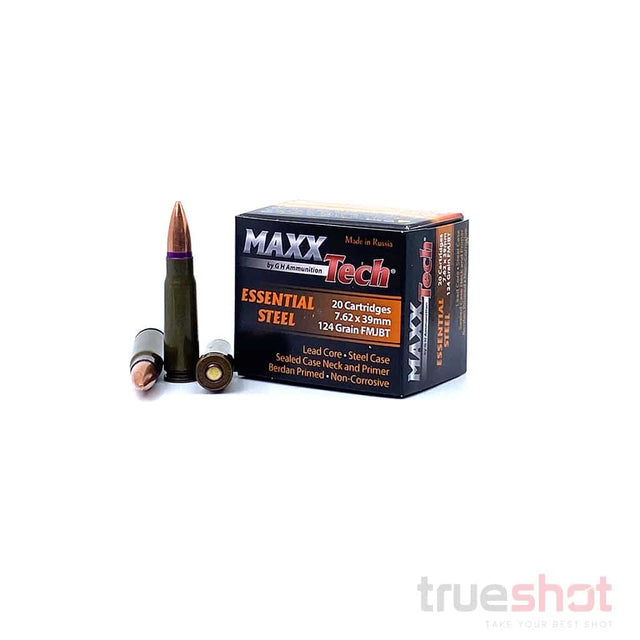 Maxxtech 7.62x39 124 Grain FMJBT