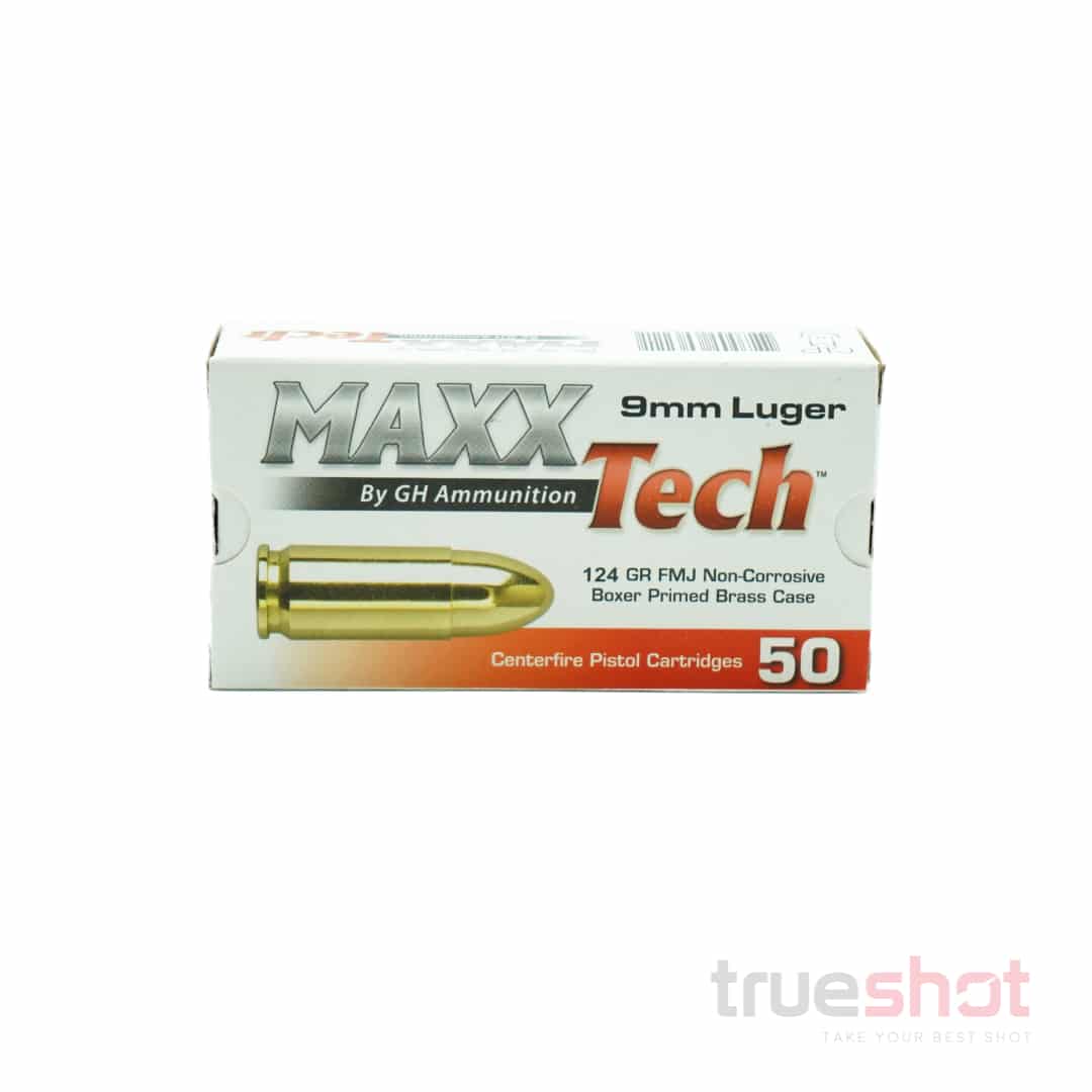 Maxxtech - 9mm - 124 Grain - FMJ