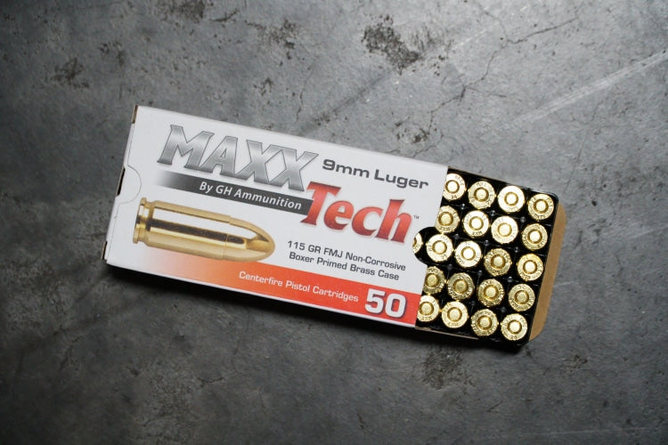 RANGE BUNDLE: 200 Rounds of Maxxtech 9mm - 115 Grain and 200 Rounds of Fiocchi 223 - 55 Grain