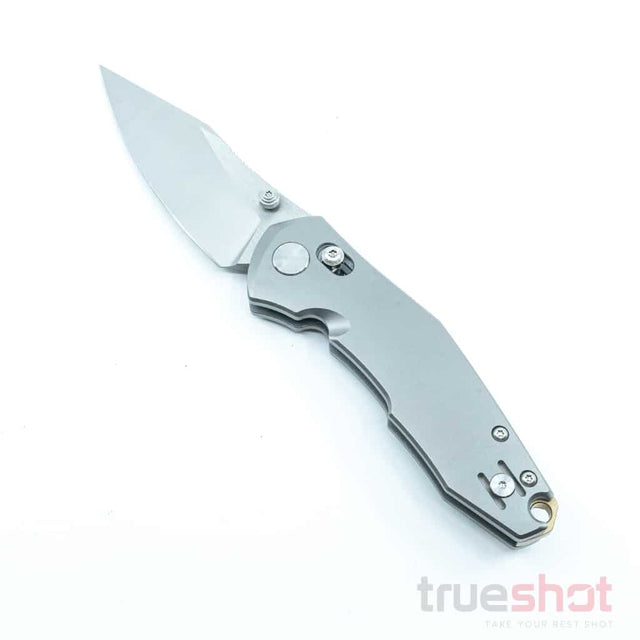 Giant Mouse ACE Nazca, Titanium Satin, 3.2 Inch Blade Length