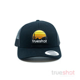 True Shot - New Sunset Retrowave Patch - Trucker Hat