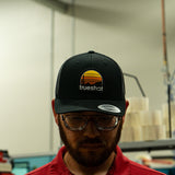 True Shot - New Sunset Retrowave Patch - Trucker Hat