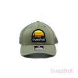 True Shot - New Sunset Retrowave Patch - Trucker Hat
