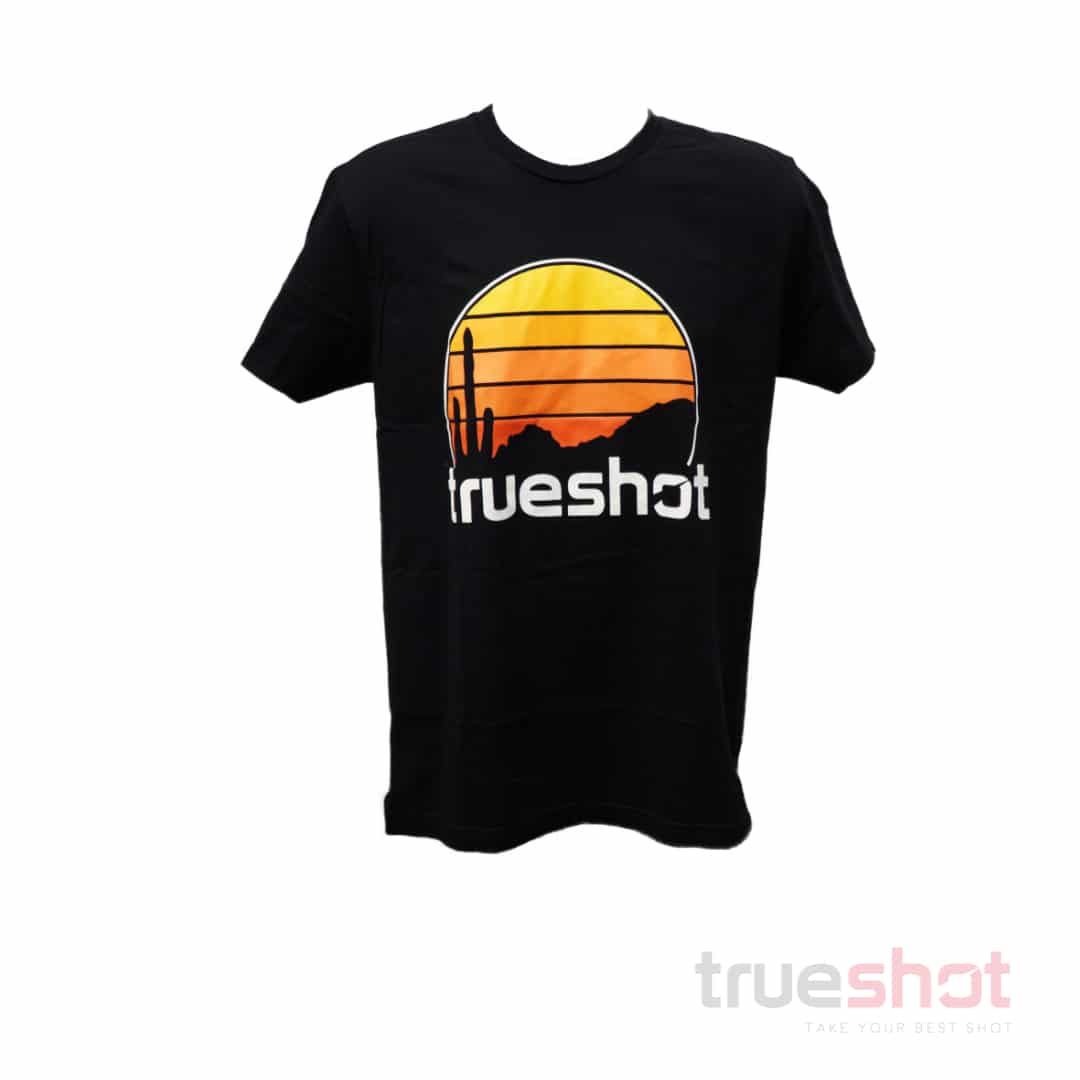 True Shot - Sunset Retrowave - T-Shirt