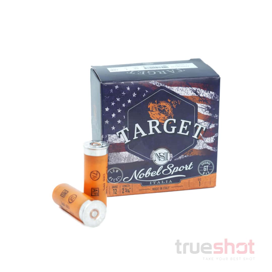 Nobel Sport - Target Low Recoil - 12 Gauge - #7.5 Shot - 2.75