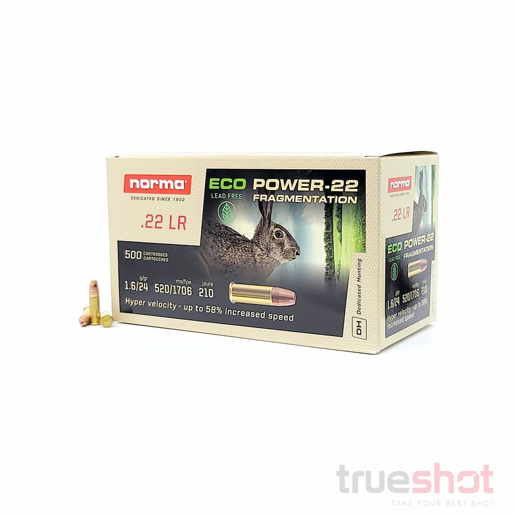 Norma - ECO Power Lead - 22 Long Rifle - 24 Grain - FHP
