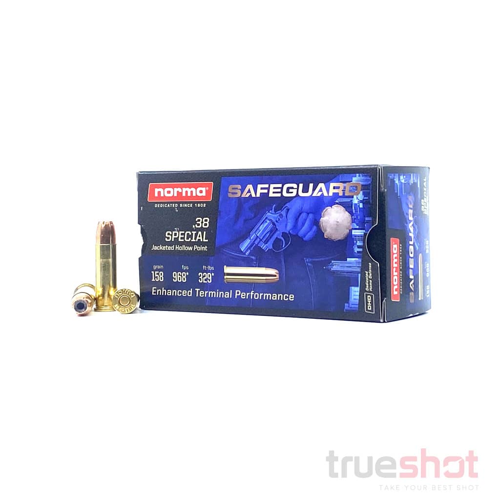 Norma 38 Special 158 Grain JHP Safguard