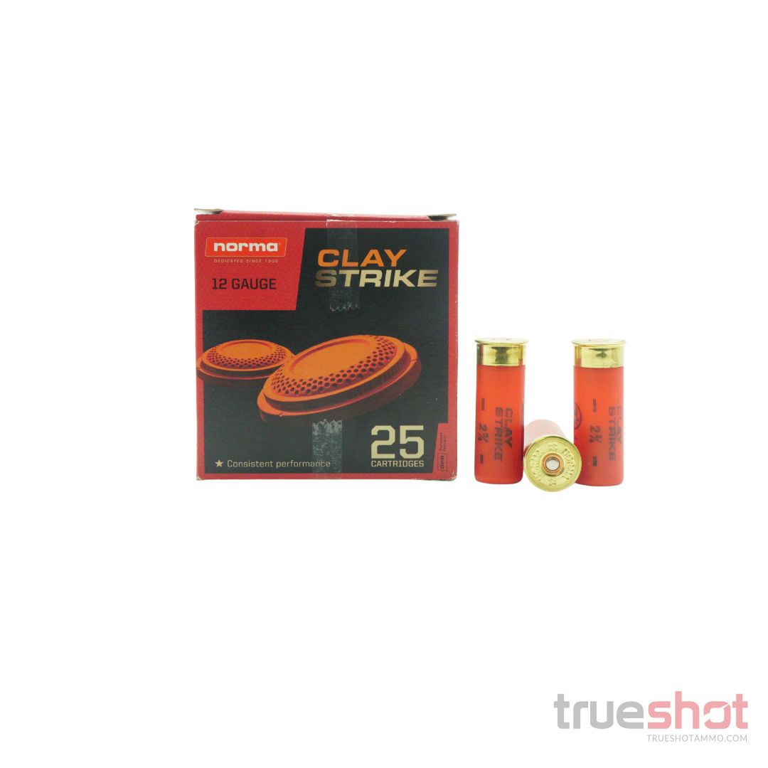 Norma - Claystrike - 12 Gauge - #7.5 Shot - 2-3/4" - 1 oz. - 1250 FPS - 25 Rounds