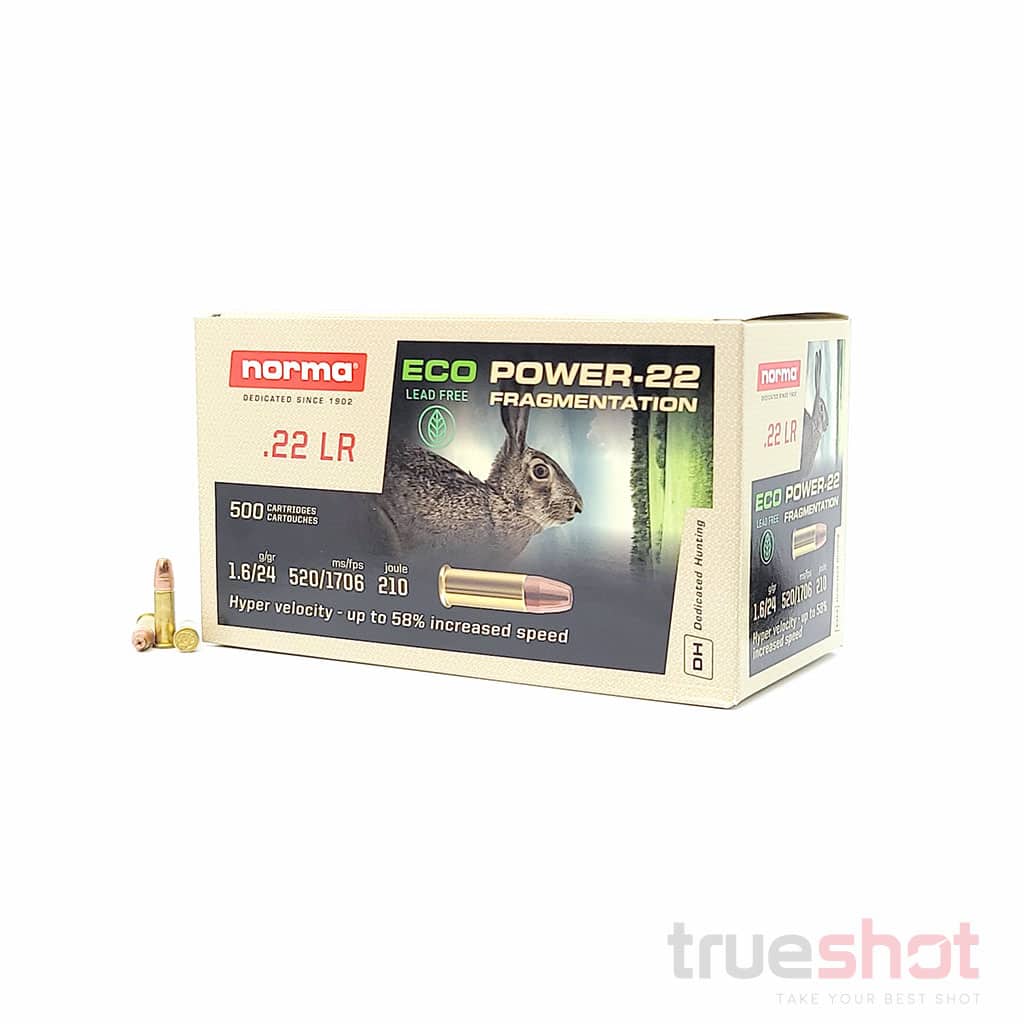 Norma - ECO Power Lead - 22 Long Rifle - 24 Grain - FHP