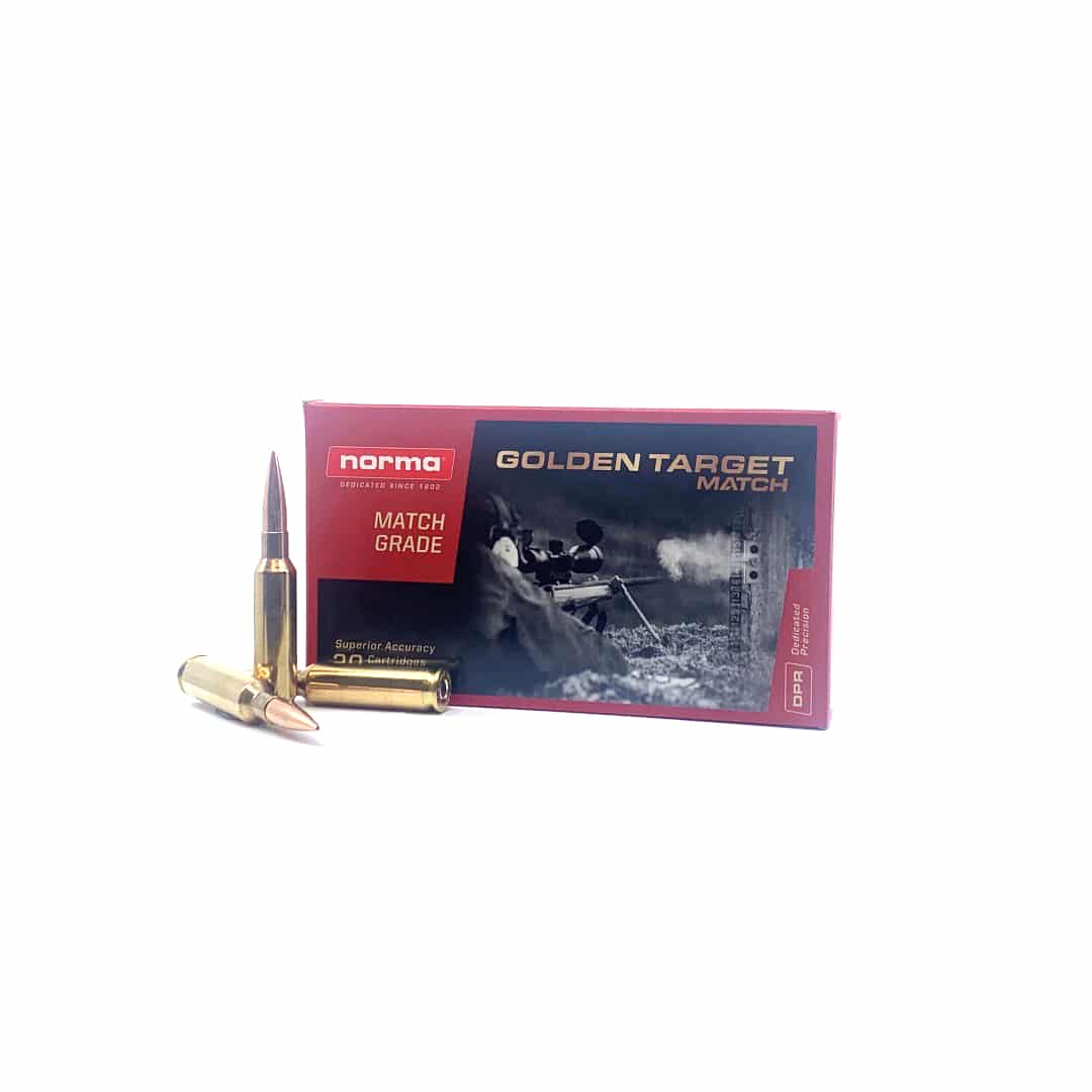 Norma|Norma Ammunition - Golden Target - 6.5 Creedmoor - 143 Grain - HPBT