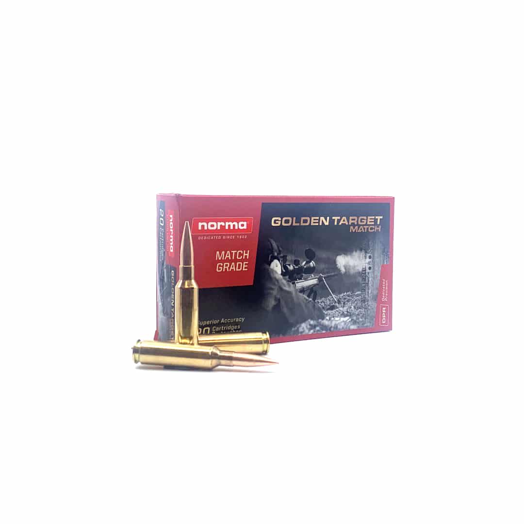 Norma|Norma Ammunition - Golden Target - 6.5 Creedmoor - 143 Grain - HPBT