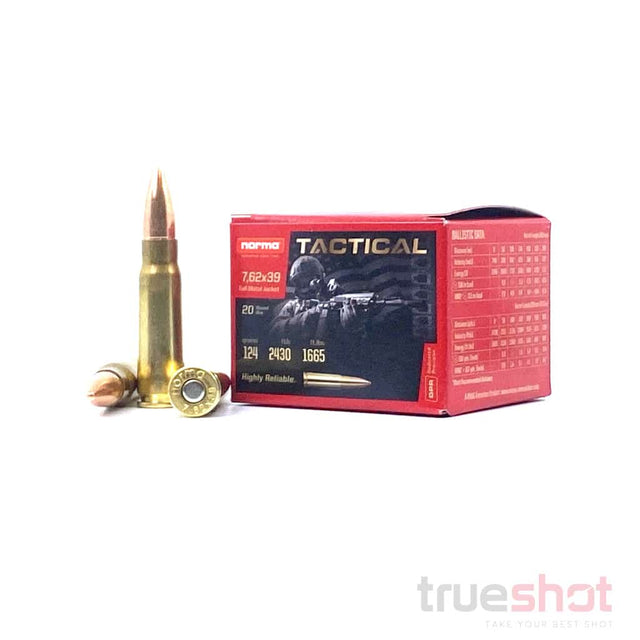 Norma tactical 7.62x39 124 Grain FMJ