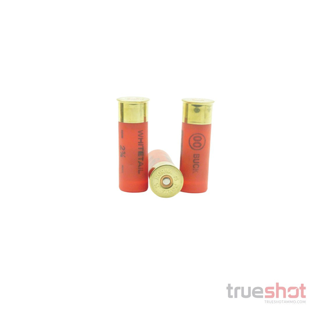 Norma - Whitetail - 12 Gauge - #00 Buck - 2-3/4" - 9 Pellet - 1400 FPS