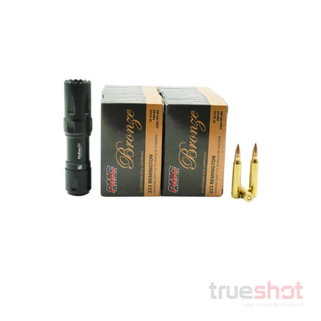 BUNDLE DEAL: Black Olight Odin Mini Rifle Flashlight and 200 Rounds of Ammo