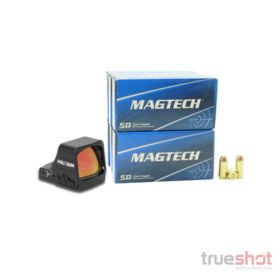 OPTIC BUNDLE - Holosun - HS507 COMP - Red Multi-Reticle and Magtech - 40 S&W - 300 Rounds