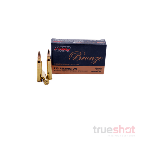 PMC - Bronze - 223 Rem - 55 Grain - FMJ - Battle Pack