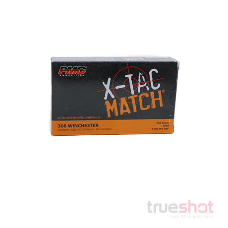 PMC - X-TAC Match - 308 Win - 168 Grain - OTM