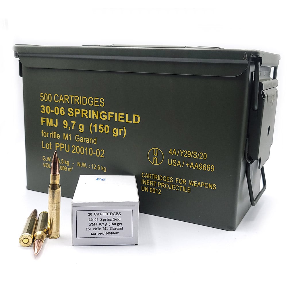 PPU 30-06 150 Grain 500 Round Ammo Can