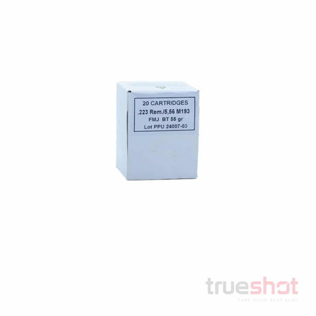 Prvi Partizan (PPU) - 5.56x45mm - 55 Grain - FMJBT - M193