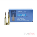 PPU-7.62X54-R-182-Grain-FMJBT