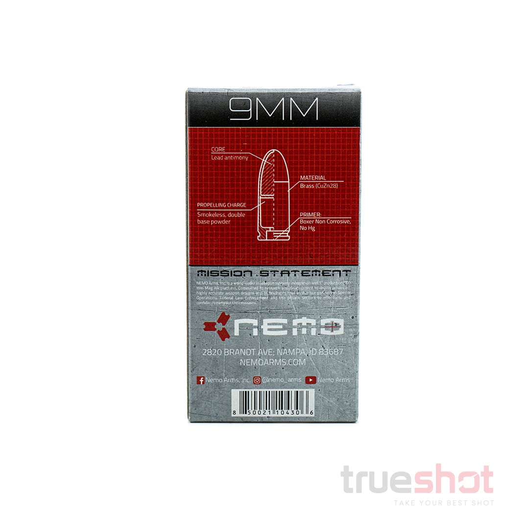 PPU - NEMO - 9mm - 124 Grain - FMJ
