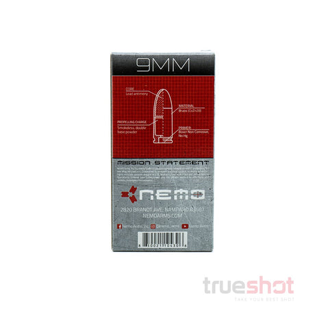 PPU - NEMO - 9mm - 124 Grain - FMJ